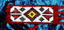 Beaded Leather Flute Wraps